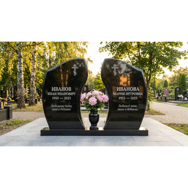 Памятники в виде зеркала — надгробия с полированной глубиной