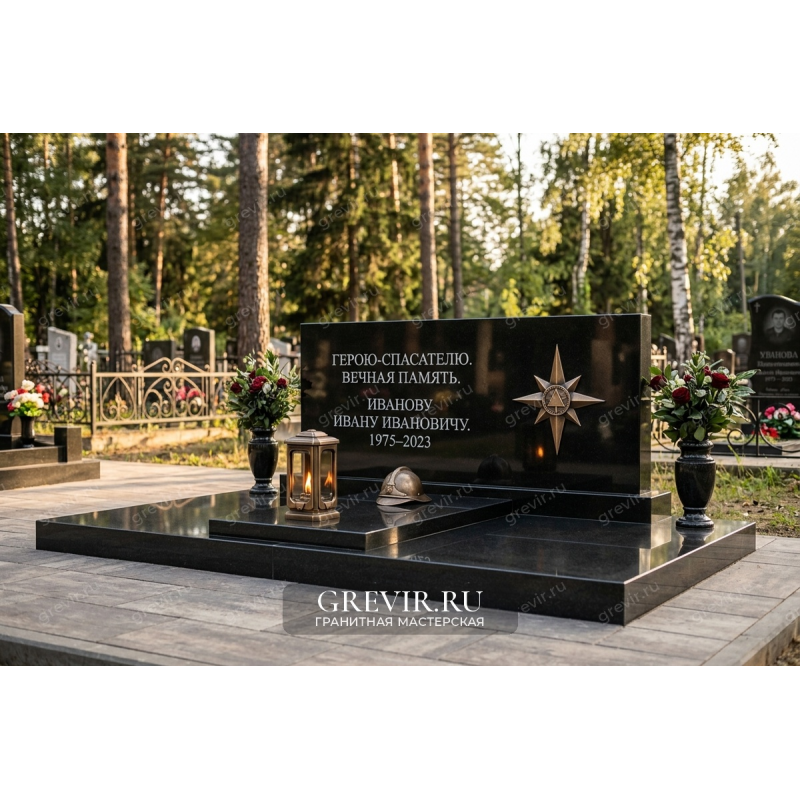 «Он шагал в огонь, чтобы спасать других». Как создать мемориал для спасателя, от которого наворачиваются слезы гордости.