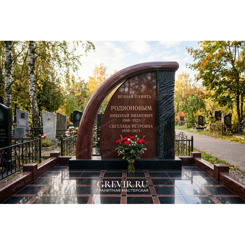 Черный — не единственный цвет скорби. Почему мы стали чаще ставить красные и светлые памятники.