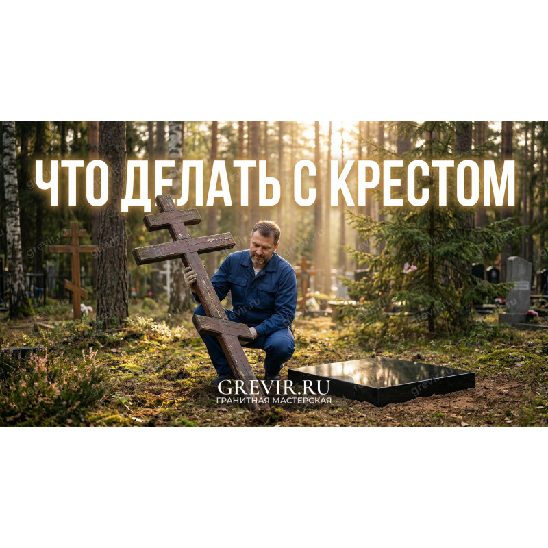 «Сжечь или оставить?» Куда девать старый деревянный крест при установке памятника.