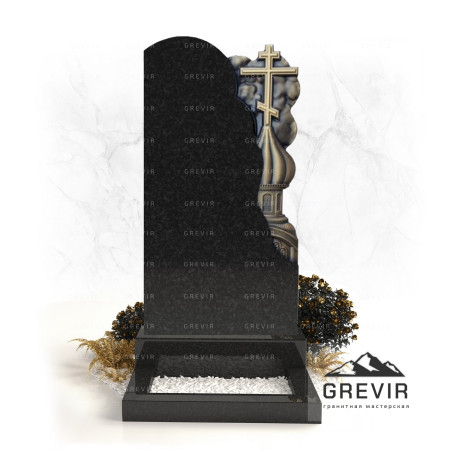 Памятник в виде церкви из гранита gr662