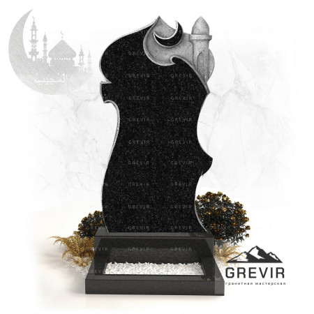 Мусульманский памятник из гранита gr710