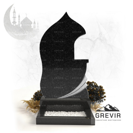Мусульманский памятник из гранита gr712