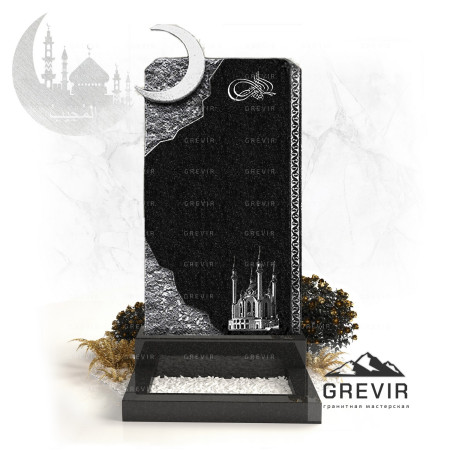 Мусульманский памятник из гранита gr715