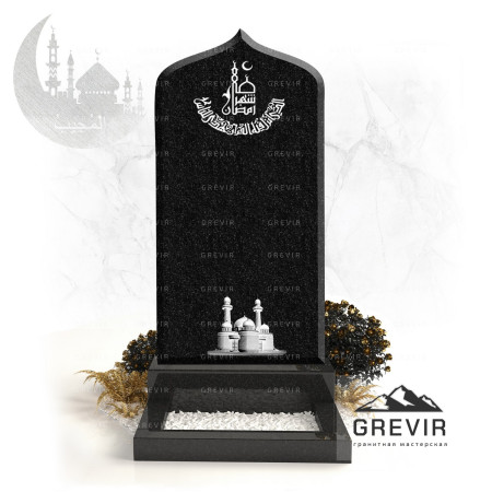 Мусульманский памятник из гранита gr721