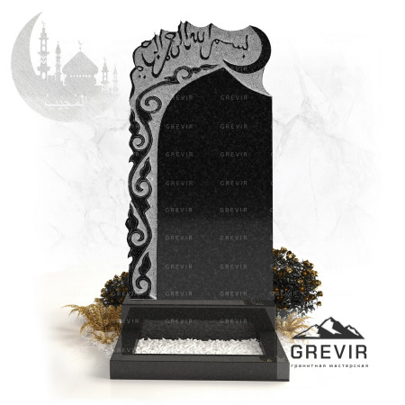 Мусульманский памятник из гранита gr729