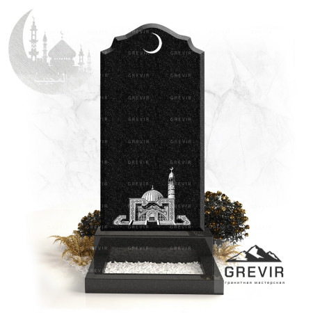 Мусульманский памятник из гранита gr731