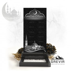 Мусульманский памятник из гранита gr738