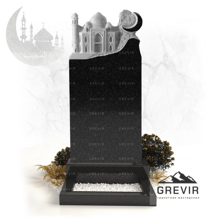 Мусульманский памятник из гранита gr741