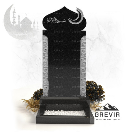 Мусульманский памятник из гранита gr746