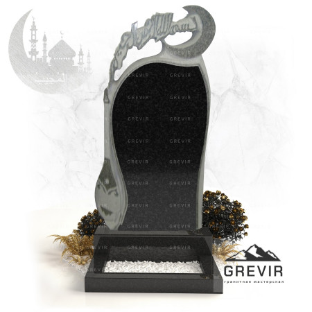 Мусульманский памятник из гранита gr748