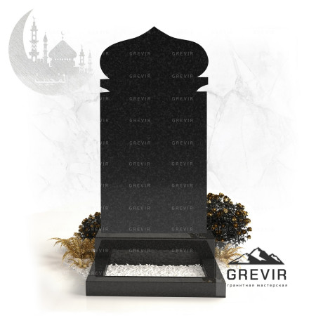 Мусульманский гранитный памятник gr778