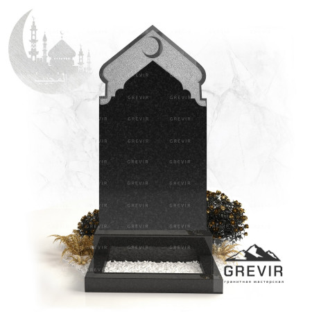 Мусульманский гранитный памятник gr789