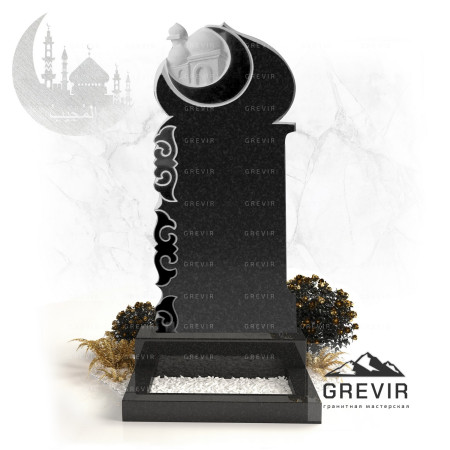Мусульманский гранитный памятник gr796