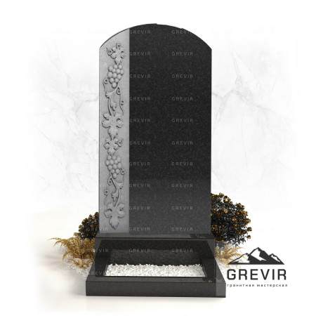 Памятник из гранита с деревом gr855