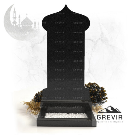 Гранитный мусульманский памятник gr868