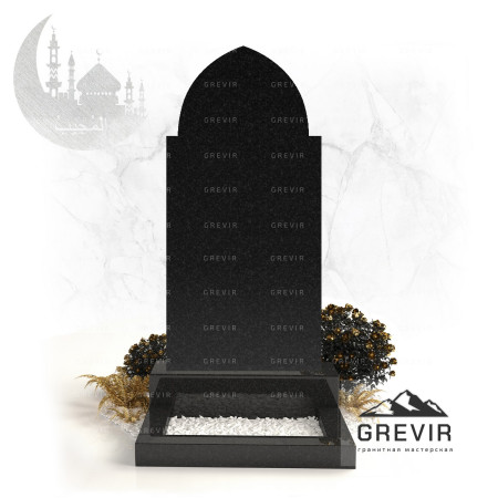 Гранитный мусульманский памятник gr872