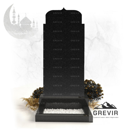Гранитный мусульманский памятник gr875