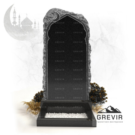 Гранитный мусульманский памятник gr881