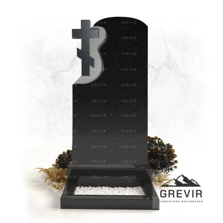Гранитный памятник с крестом gr904