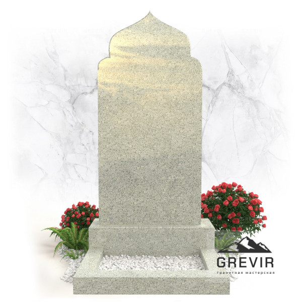 Памятник из Мансуровского гранита GR958: Вечная Память и Изысканный Дизайн