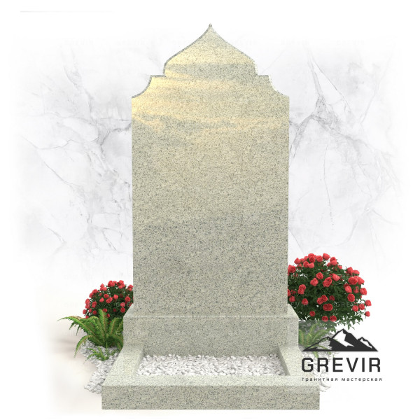 Памятник из Мансуровского гранита GR960: Вечная Память и Благородство