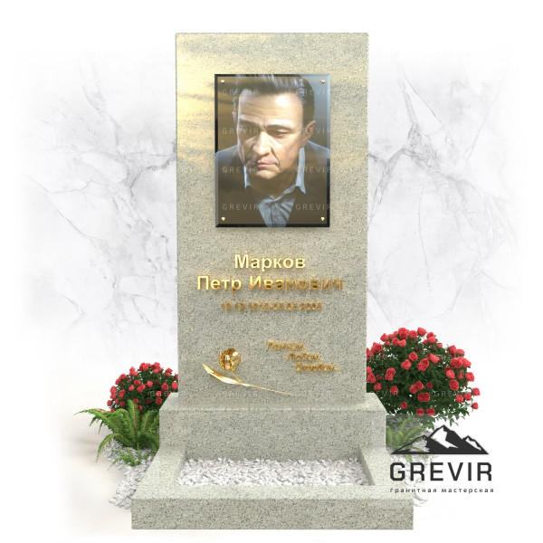 Памятник из цветного гранита Мансуровский gr961