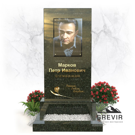 Памятник из цветного гранита масловка gr966