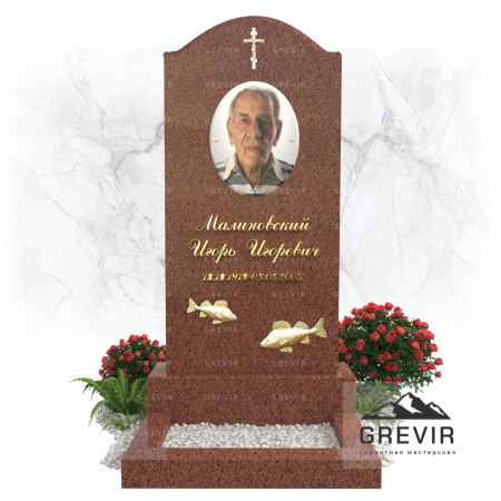 Памятник из цветного гранита Лезники gr998