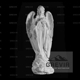 Литьевой мрамор ангел на могилу fgi2034