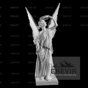 Скульптура ангела на могилу из литьевого мрамора fgi2043
