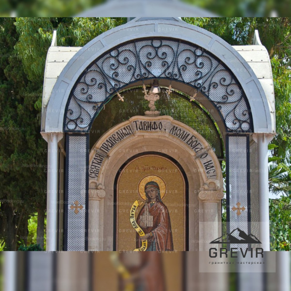 Памятник с мозаикой Святой Петр: Молитва Бога о нас
