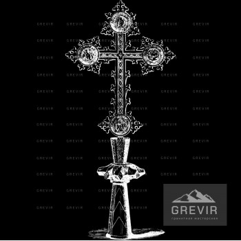 Крест для гравировки 101120