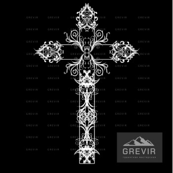 Крест для гравировки 101080
