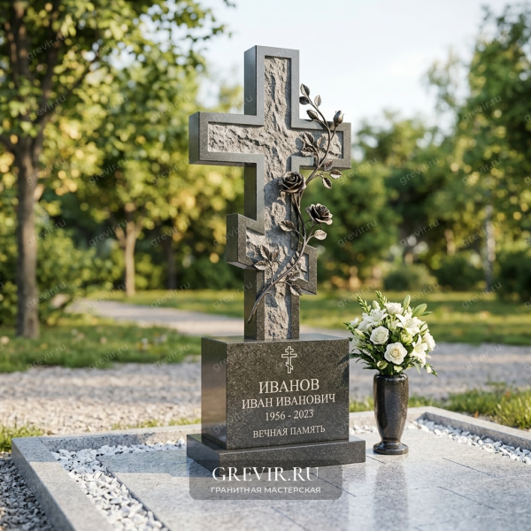 Мемориал «Вечный Крест» с ковкой