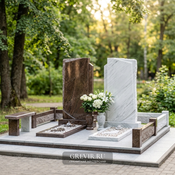 Мемориал «Тихий Приют» из Дымовского гранита
