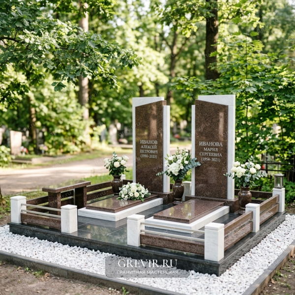 Мемориал «Родные Объятия» из Дымовского гранита