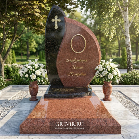 Памятник из гранита Дымовский и Лезники gr1035