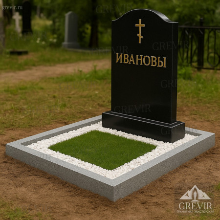 Искусственный газон и мраморная крошка оф05