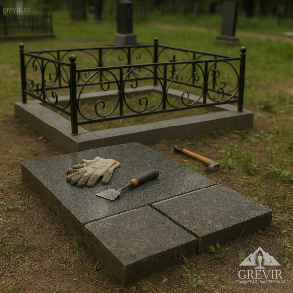 Демонтаж отдельных элементов мемориального комплекса